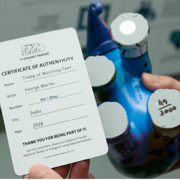 ARTE DECORATION ELEPHANT PARADE WATER FLOWERS