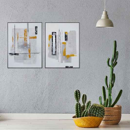 AGAVE QUADRI BLACK AND YELLOW 2 (VISTA 3D)