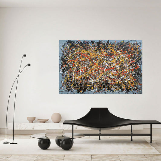 AGAVE QUADRI OMAGGIO A POLLOCK (VISTA 3D)