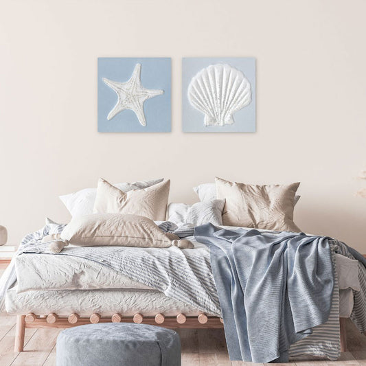 AGAVE QUADRI FONDALE SET 2 PZ.