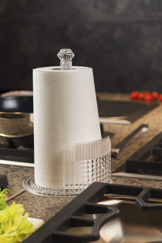 BACI MILANO PORTA ROTOLI CHIC & ZEN ACRILICO TRASPARENTE