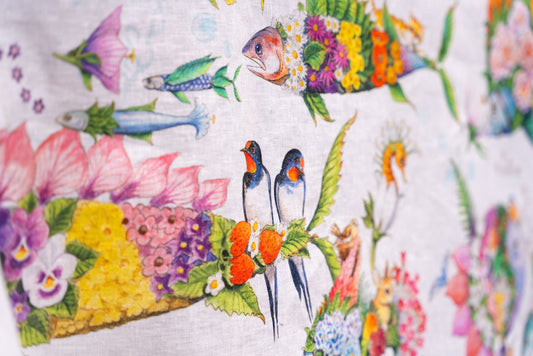 TESSITURA TOSCANA TELERIE MEZZERO PESCIFLORA