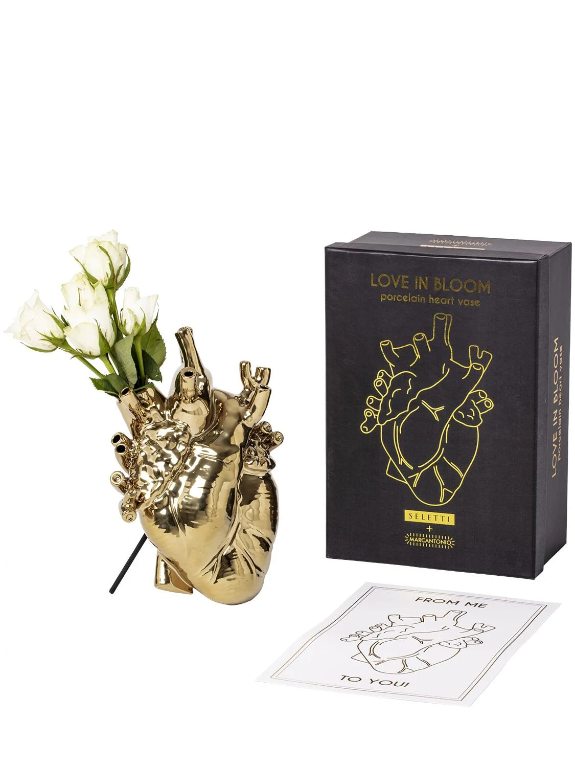 SELETTI LOVE IN BLOOM GOLDEN