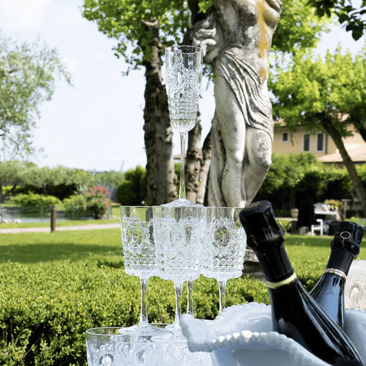 BACI MILANO SET 6 FLUTE BAROQUE & ROCK