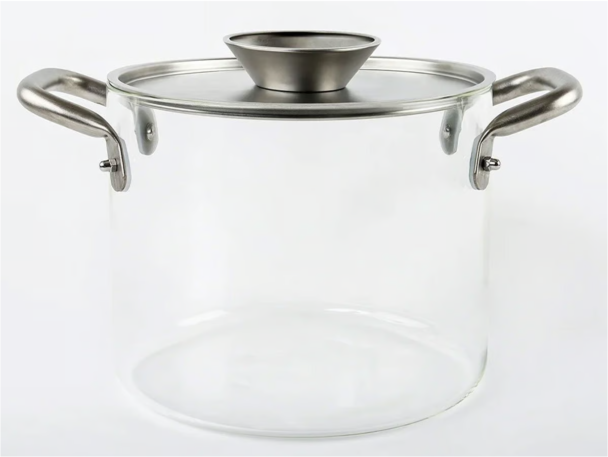 KNINDUSTRIE BEYOND BASIC THE GLASS POT PENTOLA VETRO