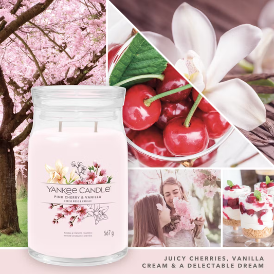 YANKEE CANDLE PINK CHERRY & VANILLA (VARI STILI)