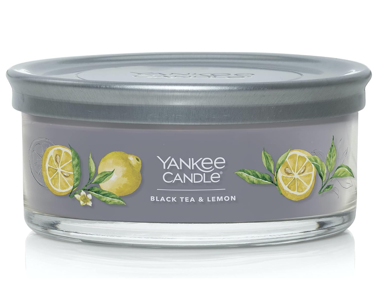 YANKEE CANDLE THÉ NOIR ET CITRON (DIFFÉRENTS STYLES)