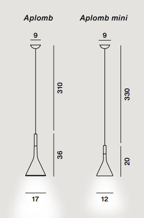 FOSCARINI APLOMB + MINI 078