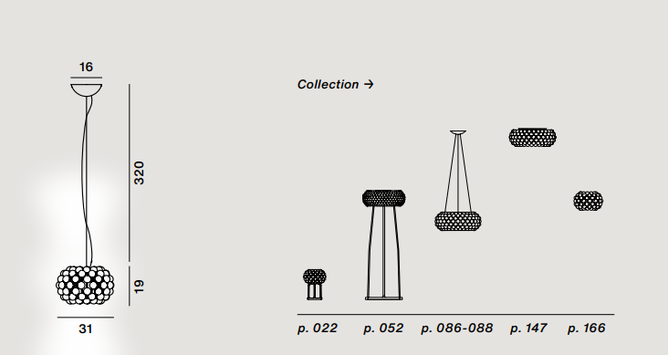 FOSCARINI CABOCHE PLUS PICCOLA 088