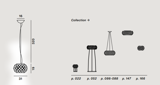 FOSCARINI CABOCHE PLUS PICCOLA 088