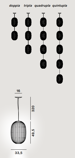 FOSCARINI PLASS MEDIA 106