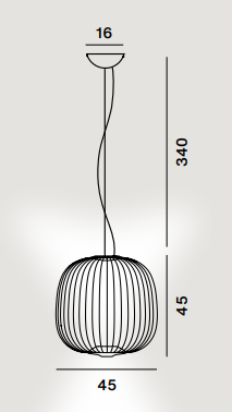 FOSCARINI SPOKES 2 MIDI 114