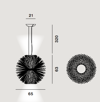FOSCARINI SUN-LIGHT OF LOVE 120
