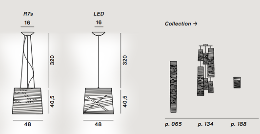 FOSCARINI TRESS GRANDE 127