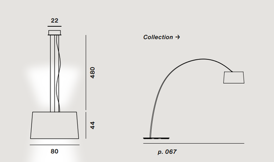 FOSCARINI TWICE AS TWIGGY 130