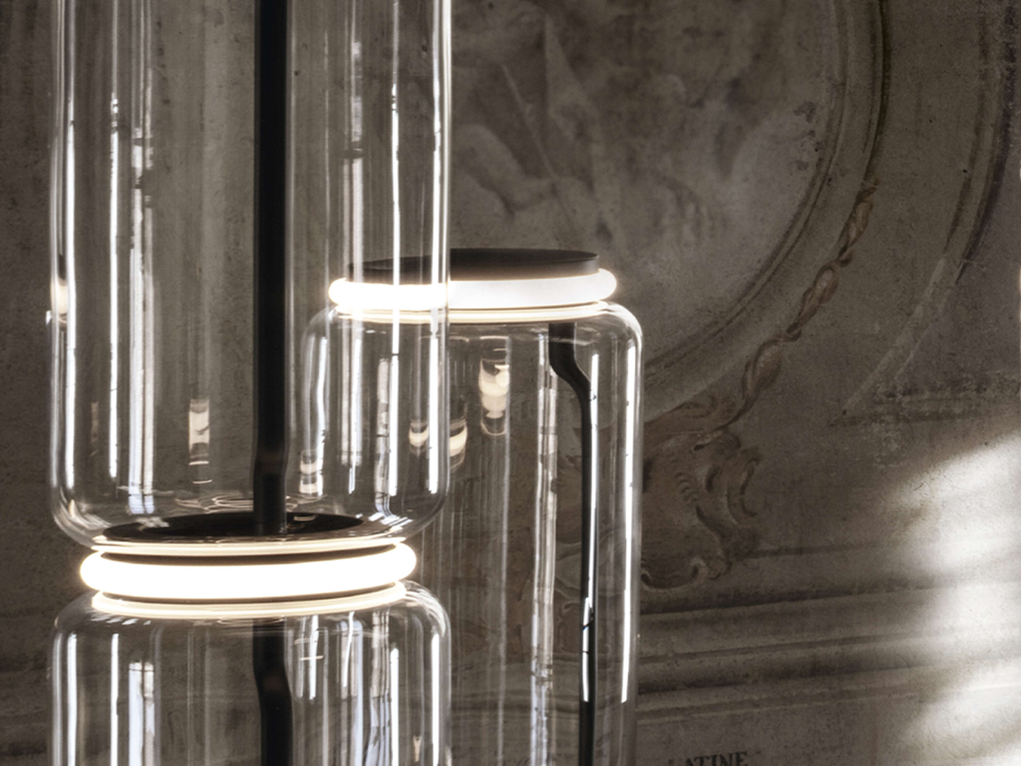 FLOS NOCTAMBULE FLOOR 4 HIGH CYLINDER BIG BASE