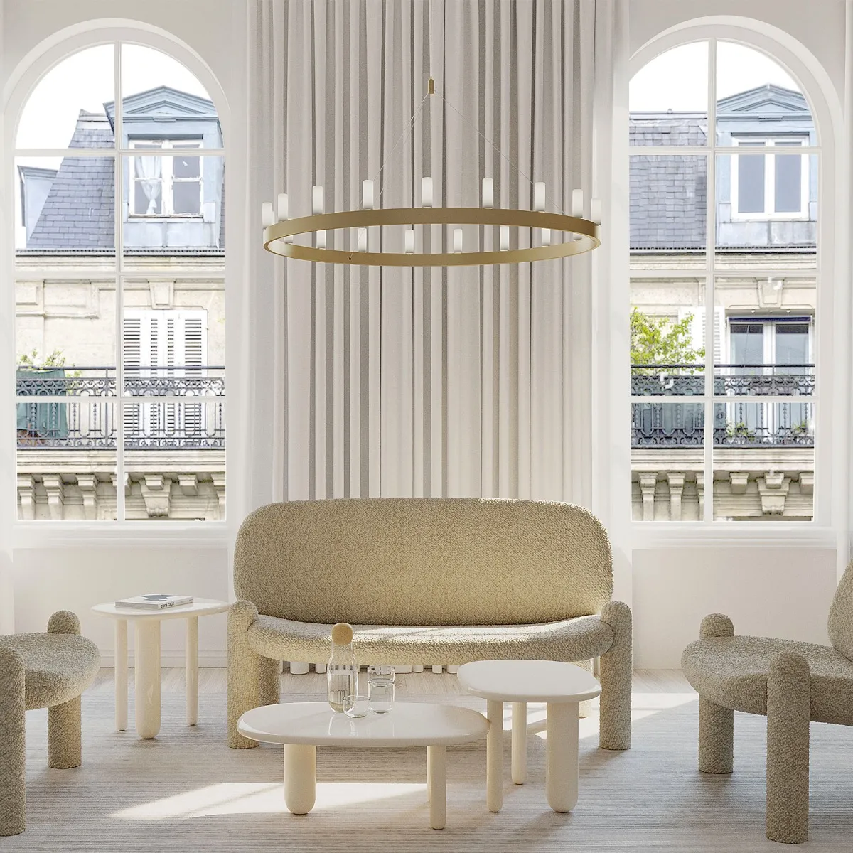 FONTANA ARTE CHANDELIER