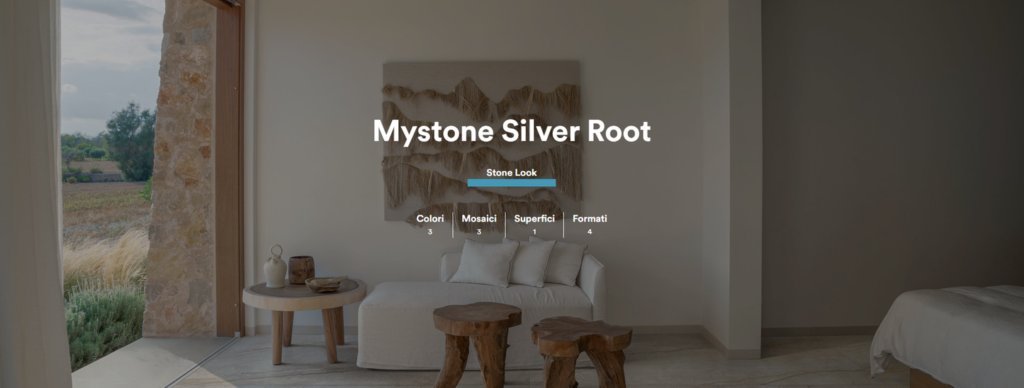 MARAZZI COLLEZIONE MYSTONE SILVER ROOT