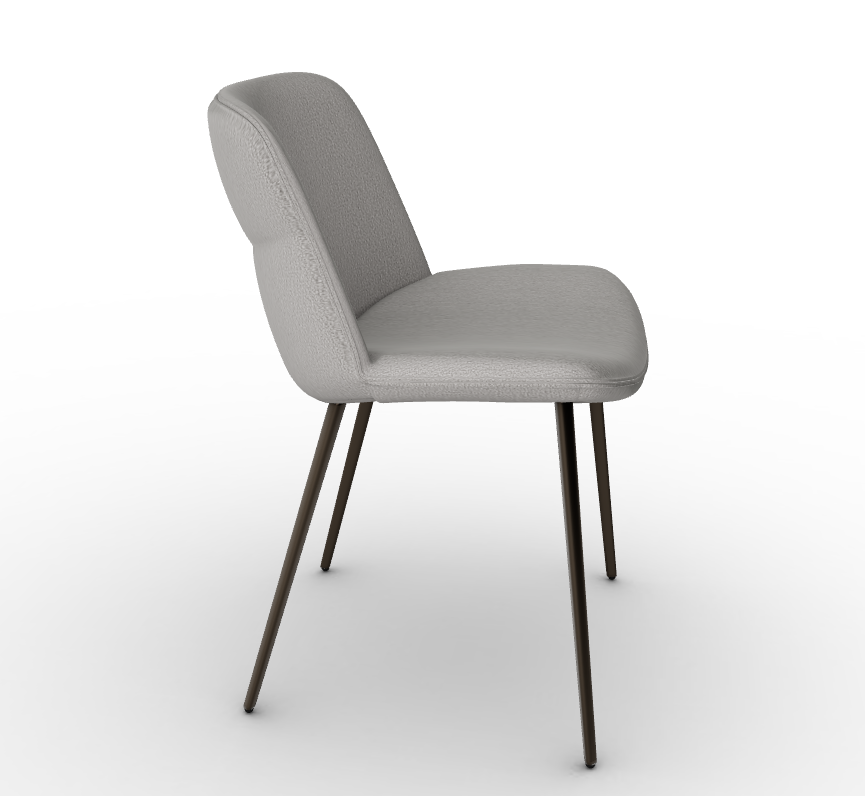 CALLIGARIS ONDA SEDIA TORTORA STRUTTURA BRONZO OPACO IN STOCK