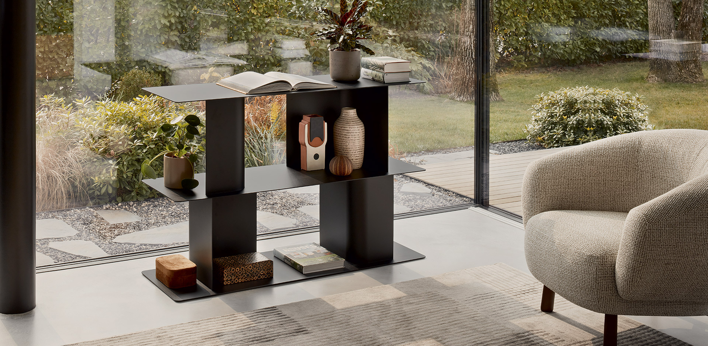 CALLIGARIS LIBRERIA CARV 130X40X84 BRONZO IN STOCK