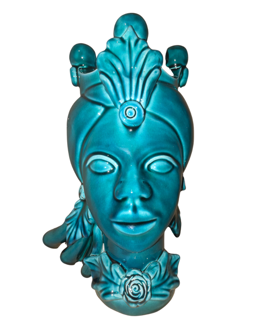 CERAMICHE COPPIA TESTE DI MORO