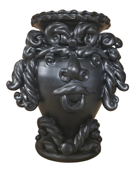 CERAMICHE TESTA DI MORO NERO OPACO H26