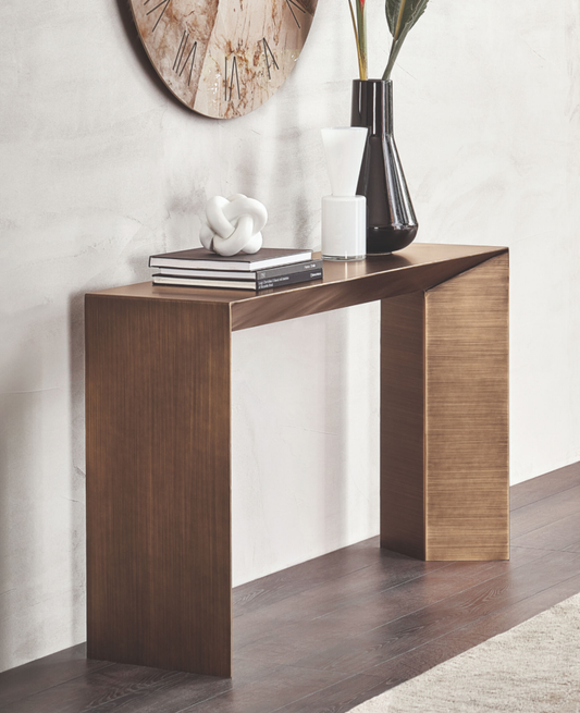 RIFLESSI CONSOLLE MINIMAL FISSA MET 130X33 IN STOCK