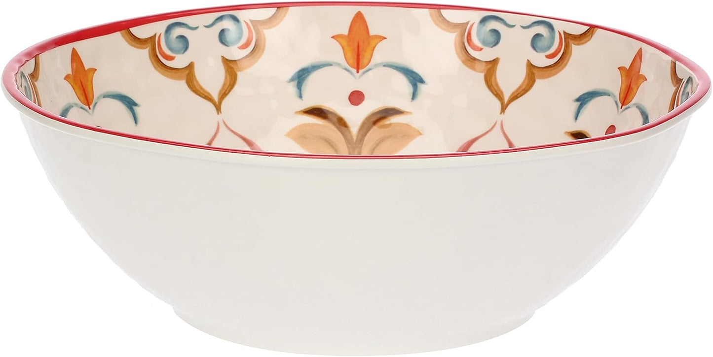 ROSE E TULIPANI INSALATIERA GRANDE BORGO