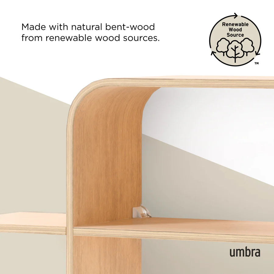 UMBRA MONTAGE WALL SHELF (NATURAL)