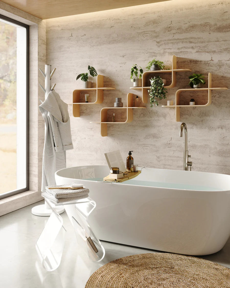 UMBRA MONTAGE WALL SHELF (NATURAL)