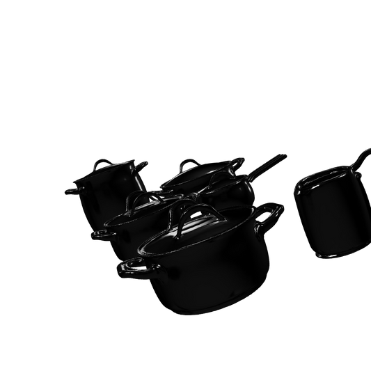 MEPRA BATTERIA 16 PEZZI 1950 PENTOLE ACCIAIO