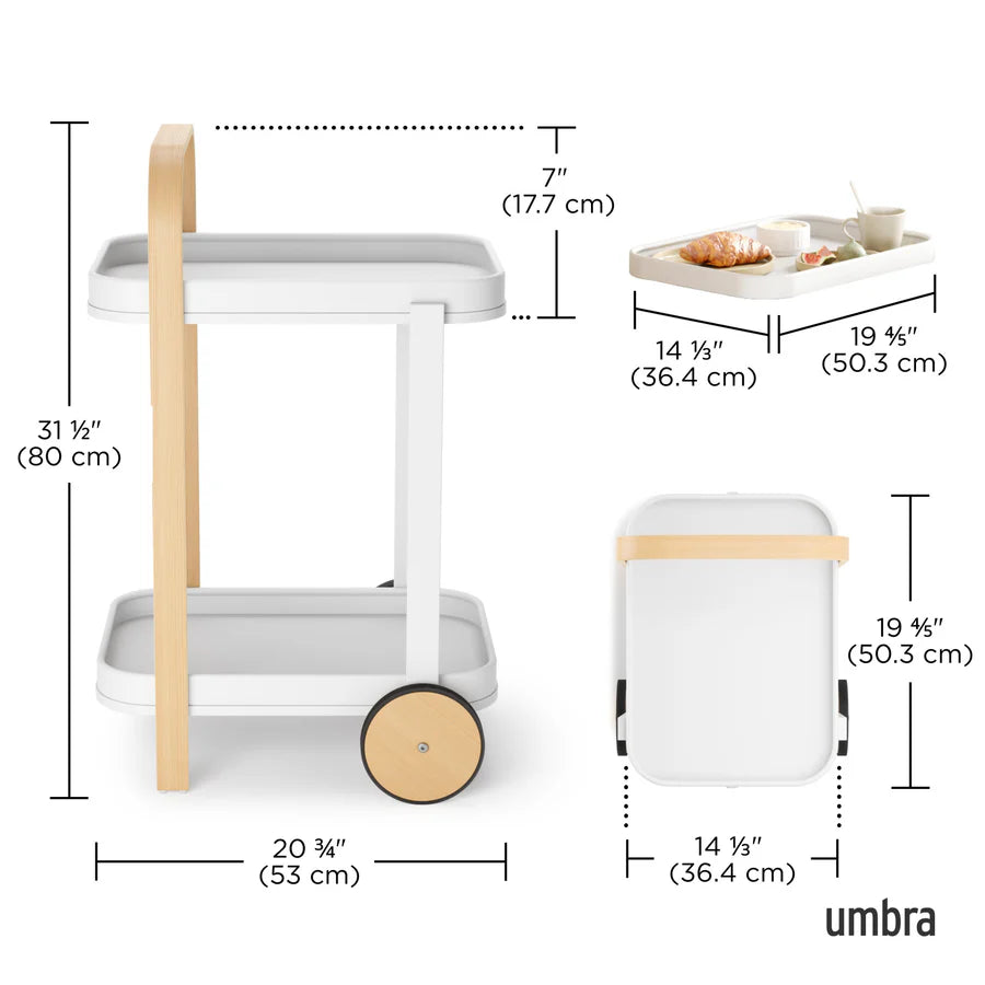 UMBRA BELLWOOD GARMENT RACK LEGNO