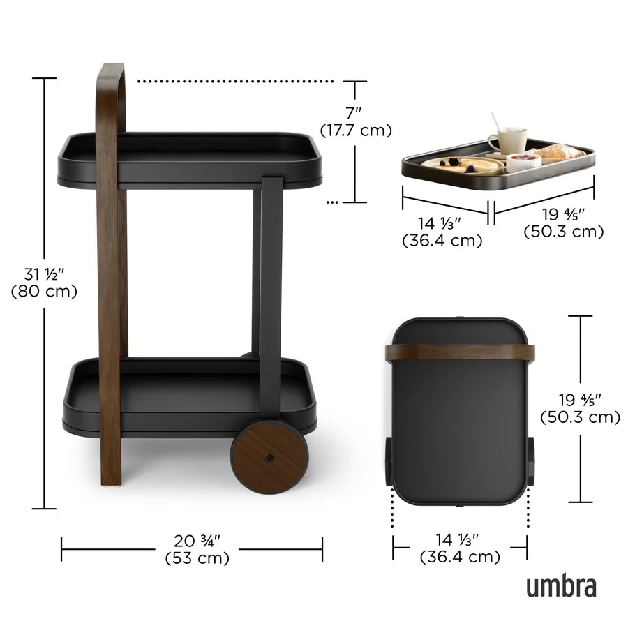 UMBRA BELLWOOD GARMENT RACK LEGNO