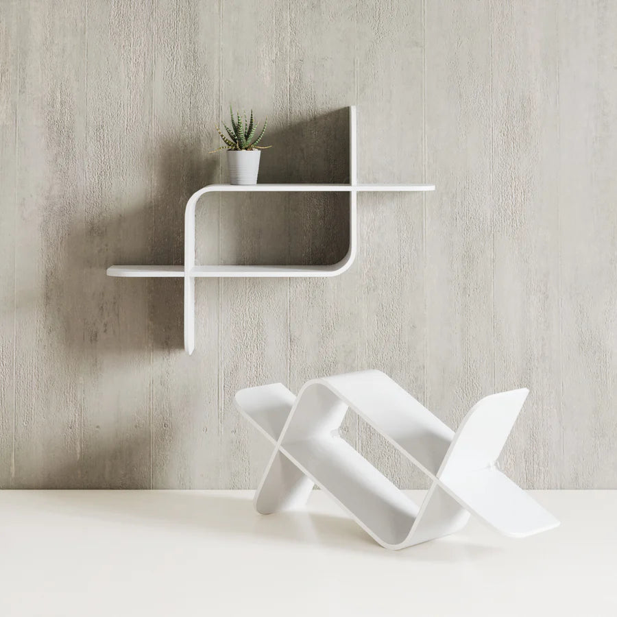 UMBRA MONTAGE WALL SHELF (WHITE)
