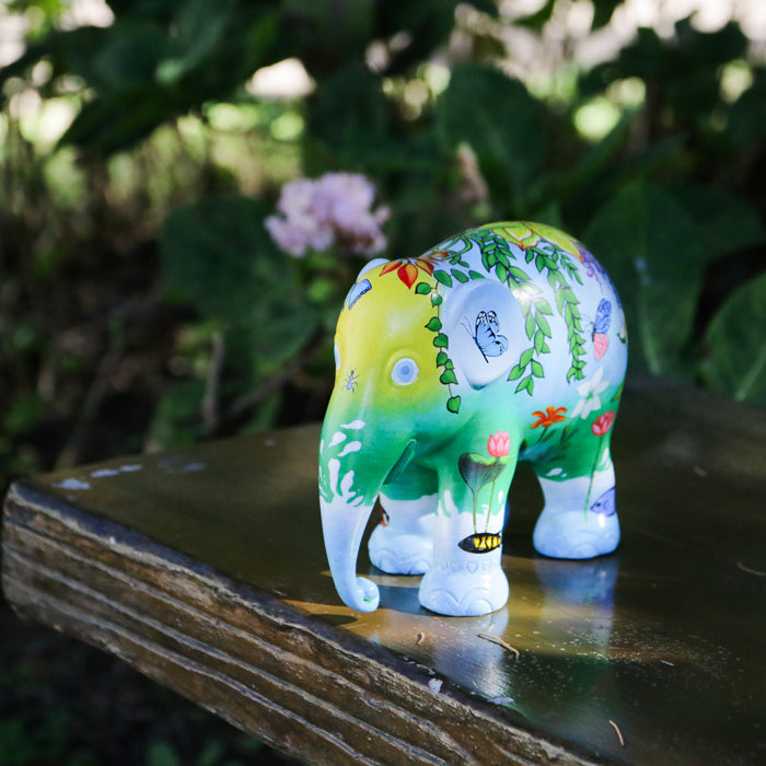 ART DÉCORATION DÉFILÉ D'ÉLÉPHANTS JE SUIS LA NATURE