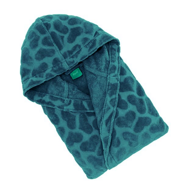 GABEL JACQUARD HEARTBEAT BATHROBE PRETTI 