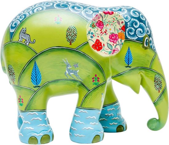 ART DÉCORATION PARADE D'ÉLÉPHANTS VAN VAIBHAV