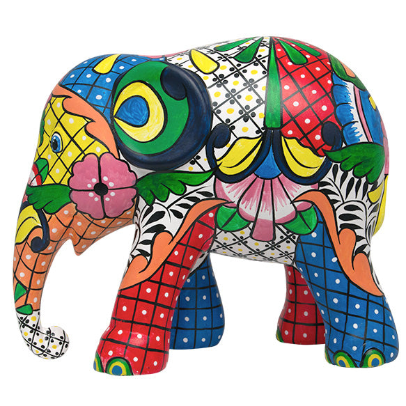 ART DÉCORATION PARADE D'ÉLÉPHANTS TALAVERA DE LA REINA