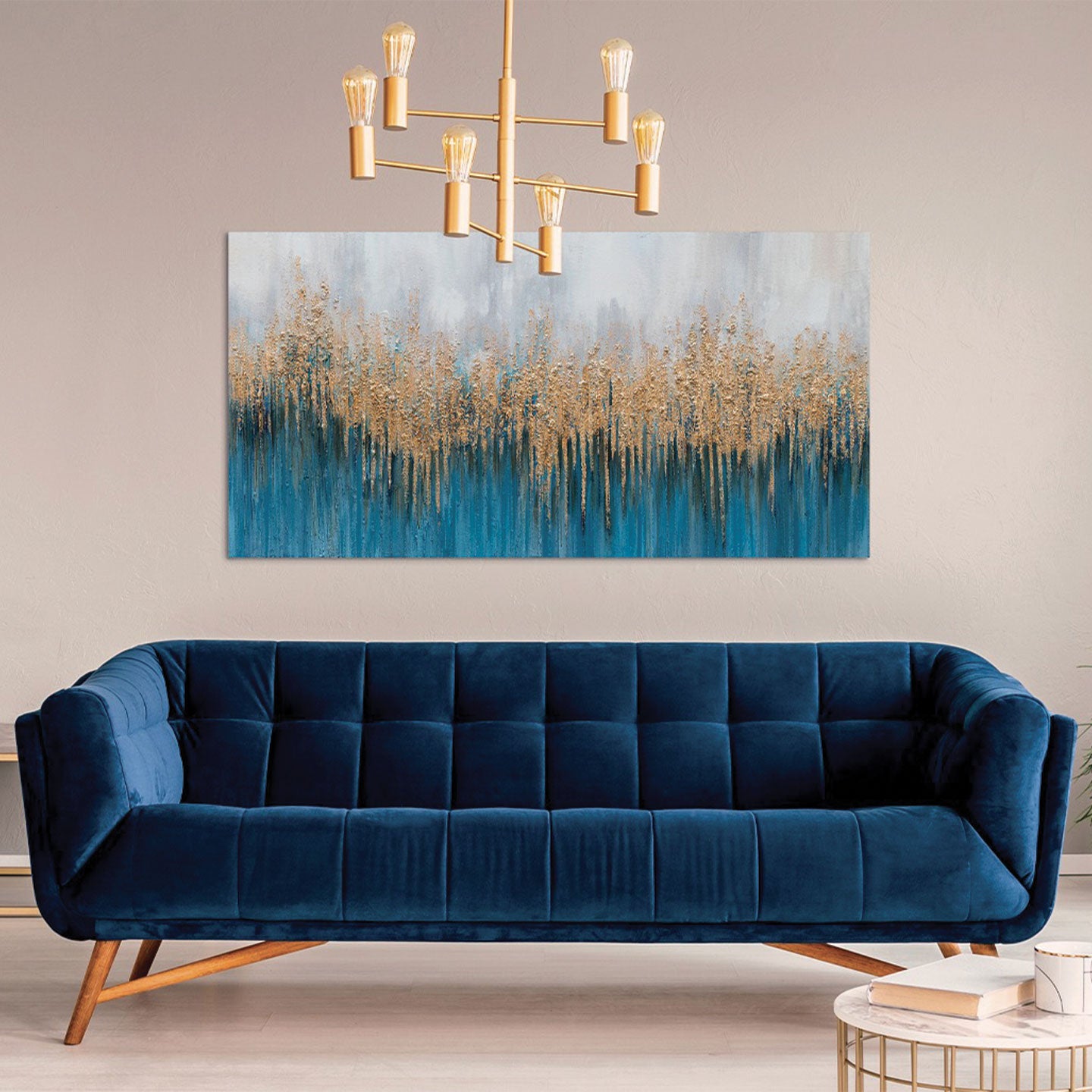 AGAVE QUADRI HIGH BLUE ART
