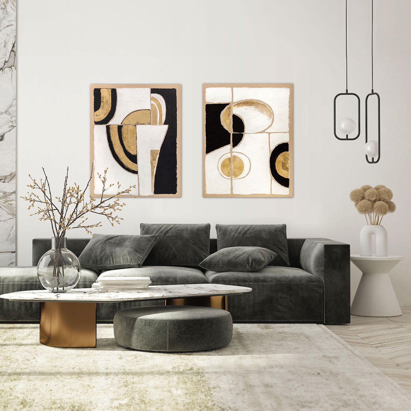 AGAVE BLACK AND GOLD 1 (VISTA 3D)