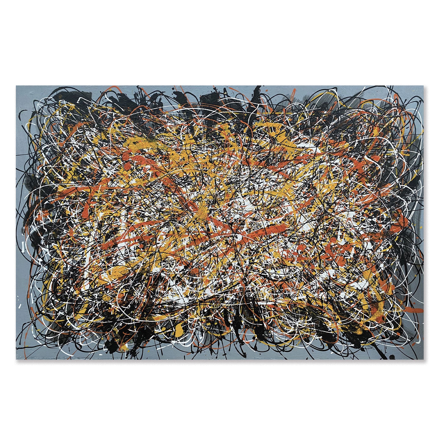 AGAVE QUADRI OMAGGIO A POLLOCK (VISTA 3D)