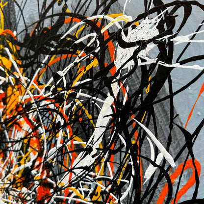AGAVE QUADRI OMAGGIO A POLLOCK (VISTA 3D)