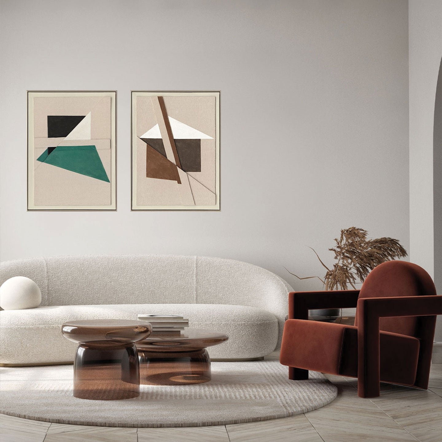 AGAVE QUADRI GREEN SHAPES (VISTA 3D)
