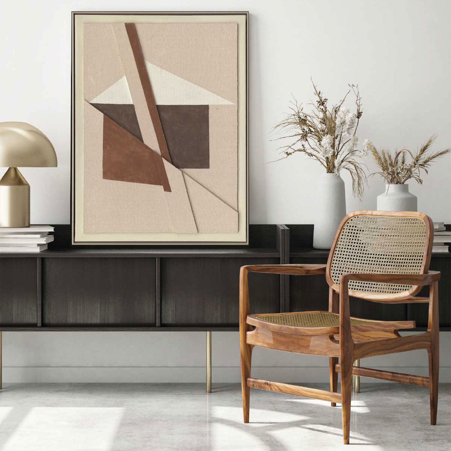 AGAVE QUADRI BROWN SHAPES (VISTA 3D)