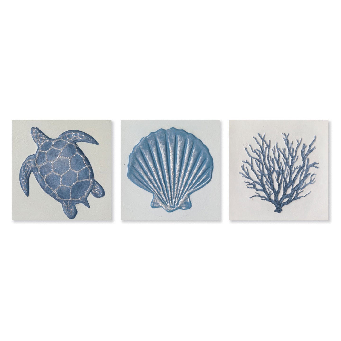 AGAVE QUADRI SEA LIFE  SET 3 PZ.