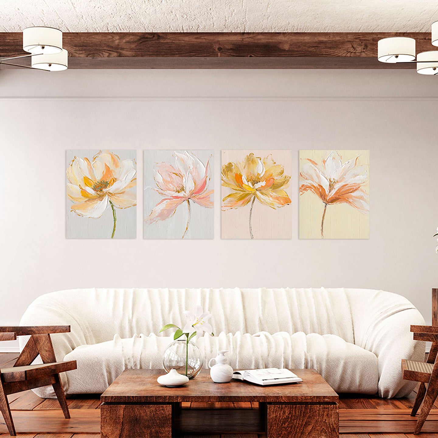 AGAVE QUADRI SILK FLOWER 4