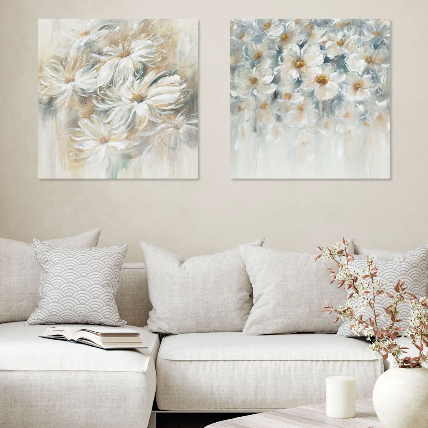 AGAVE QUADRI CASCATA DI FIORI