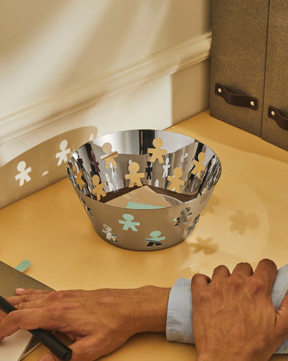 ALESSI GIROTONDO CESTINO PORTABOTTIGLIE