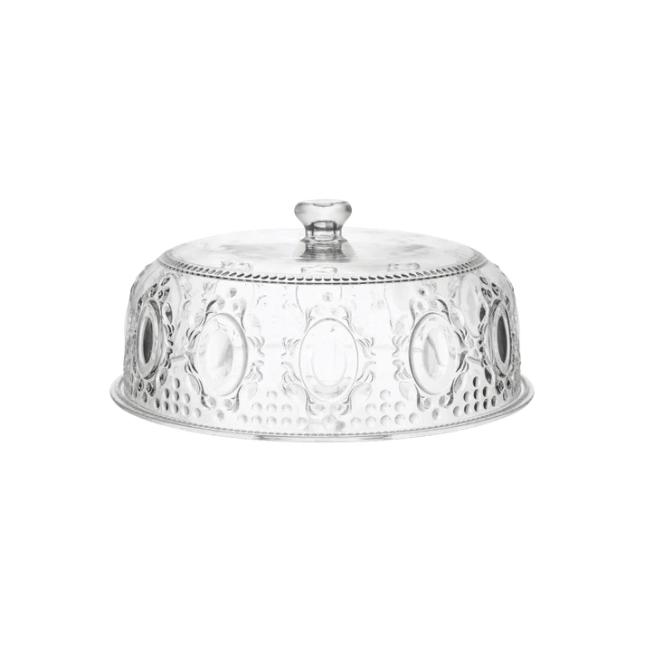 BACI MILANO PIATTO TORTA CON CUPOLA BAROQUE & ROCK