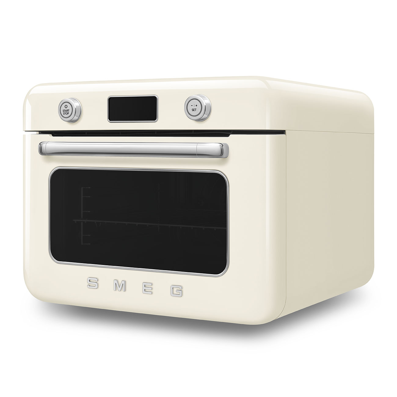 SMEG FORNO COMBINATO A VAPORE DA APPOGGIO COLORE PANNA